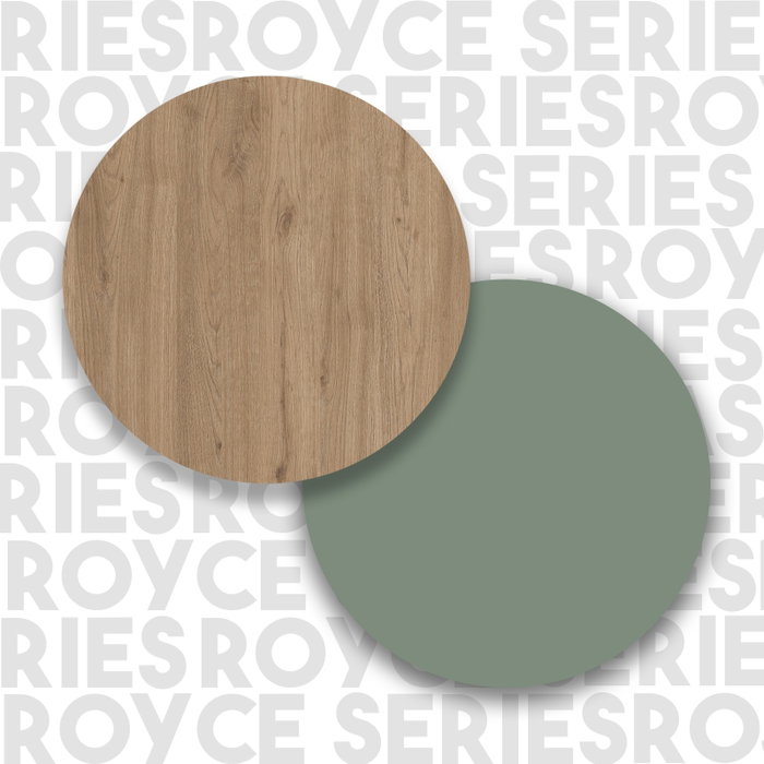 Hanah Home Armario Multiusos RE7-SY Roble y Verde